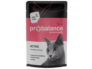 ProBalance Active для взрослых активных кошек всех пород, 85 г