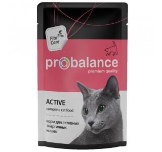 ProBalance Active для взрослых активных кошек всех пород, 85 г