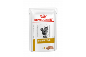 Royal Canin Urinary S/O (паштет) Консервированный корм для кошек, способствующий растворению струвитных камней и предотвращению их повторного образования, 85г