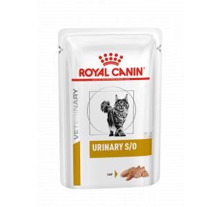 Royal Canin Urinary S/O (паштет) Консервированный корм для кошек, способствующий растворению струвитных камней и предотвращению их повторного образования, 85г