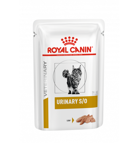 Royal Canin Urinary S/O (паштет) Консервированный корм для кошек, способствующий растворению струвитных камней и предотвращению их повторного образования, 85г