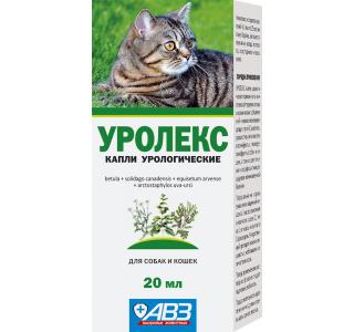 Уролекс, капли для собак и кошек, фл. 20 мл