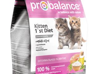 Probalance Сухой корм для котят "1`st Diet Kitten", 400г