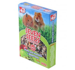 Seven Seeds Корм для хомяков с фруктами 400гр.
