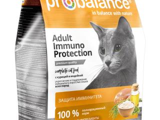 Probalance Сухой корм для кошек  "Immuno Protection" с курицей и индейкой, 400г