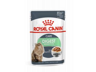 Royal Canin Digest Sensitive (в соусе) Консервированный корм для взрослых кошек (мелкие кусочки в соусе), 85г