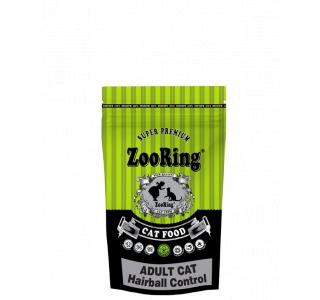 ZooRing Корм для кошек HAIRBALL CONTROL Контроль волосяных комочков - для молодых и взрослых кошек всех пород, 350г