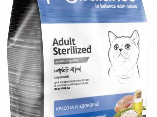 ProBalance Sterilized для кастрированных котов и стерилизованных кошек, с курицей, 1.8 кг