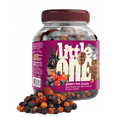 Little One Лакомство для всех видов грызунов Ягодное ассорти, 200г