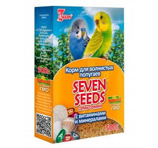 Seven Seeds корм 7 семян для волнистных попугаев с витаминами и минералами 500гр.