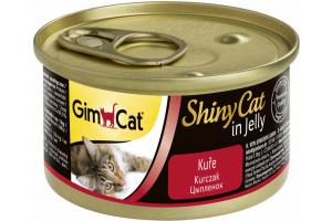 GIMCAT SHINYCAT консервы для кошек из цыпленка, 70г