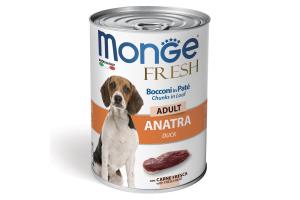 Monge Dog Fresh Chunks in Loaf консервы для собак мясной рулет из утки, 400г