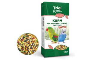 TRIOL Корм Standard для мелких и средних попугаев "Экстра", 500г