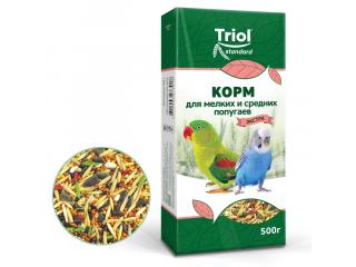 TRIOL Корм Standard для мелких и средних попугаев "Экстра", 500г