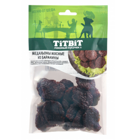 TiTBiT Медальоны мясные из баранины Меню от Шефа 80 г