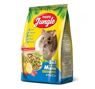 Happy Jungle Корм для декоративных крыс, 400 г