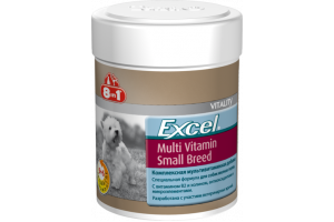 8in1 Excel Multi Vitamin Small Breed, мультивитамины для собак мелких пород, таблетки 70 шт.