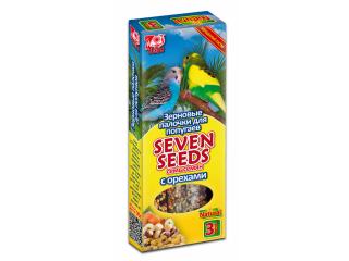 Seven Seeds Палочки для попугаев, с орехами 3 шт