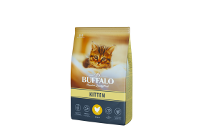 Mr. Buffalo KITTEN Сухой корм для котят с курицей, 400 г