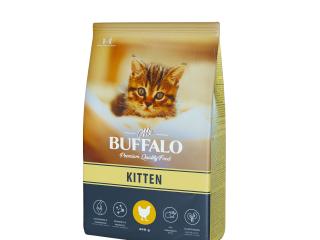 Mr. Buffalo KITTEN Сухой корм для котят с курицей, 400 г