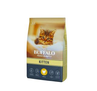 Mr. Buffalo KITTEN Сухой корм для котят с курицей, 400 г