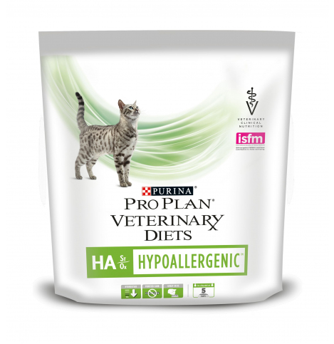 PRO PLAN VETERINARY DIETS HA ST/OX HYPOALLERGENIC Сухой корм для кошек при аллергических реакциях, 325г