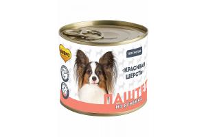 Мнямс Консервы для собак всех пород "КРАСИВАЯ ШЕРСТЬ" Паштет из ягненка - 200 гр