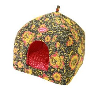 РОДНЫЕ МЕСТА Домик-Лежак мягкий ИЗБУШКА Хохлома