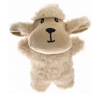 HomePet Игрушка для собак Овечка плюш с пищалкой, 14х11 см