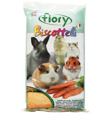 FIORY бисквиты для грызунов Biscottelli с морковью 35 г